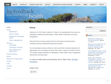 Tablet Screenshot of biofeedbackhealth.org